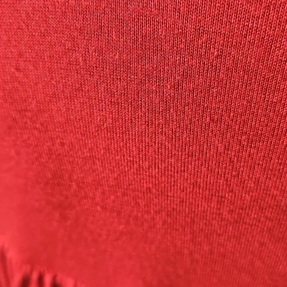 Watermelon Rust Color Cold Shoulder Dress with Ruffle - Picture 6 of 12